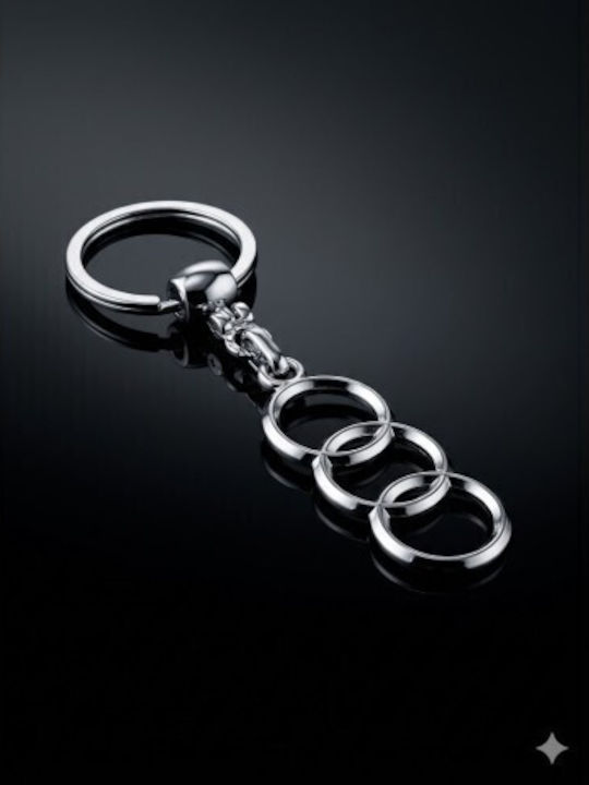 Breloc Premium Dedicat Audi Cromat