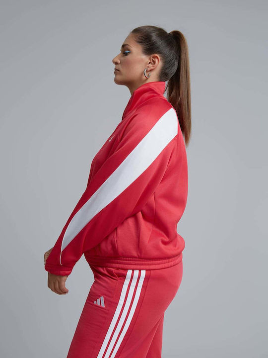 Cardigan tricotat pentru femei în culoare roz