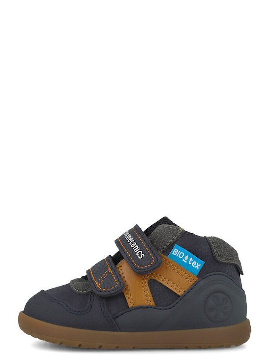 Kids Sneakers High Anatomic with Hoop & Loop Closure Blue