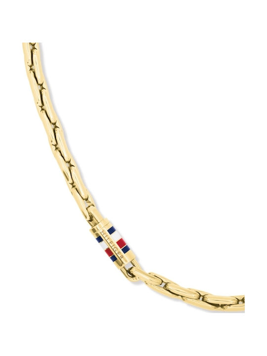 Tommy Hilfiger Colier din Oțel Placat cu Aur Tommy Hilfiger Colier din Oțel Placat cu Aur