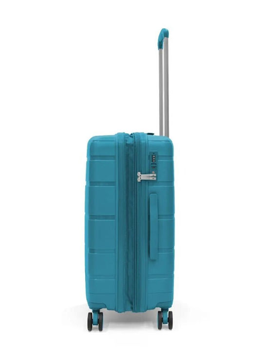 Ciak Roncato Medium Suitcase Hard Light Blue Height 66cm