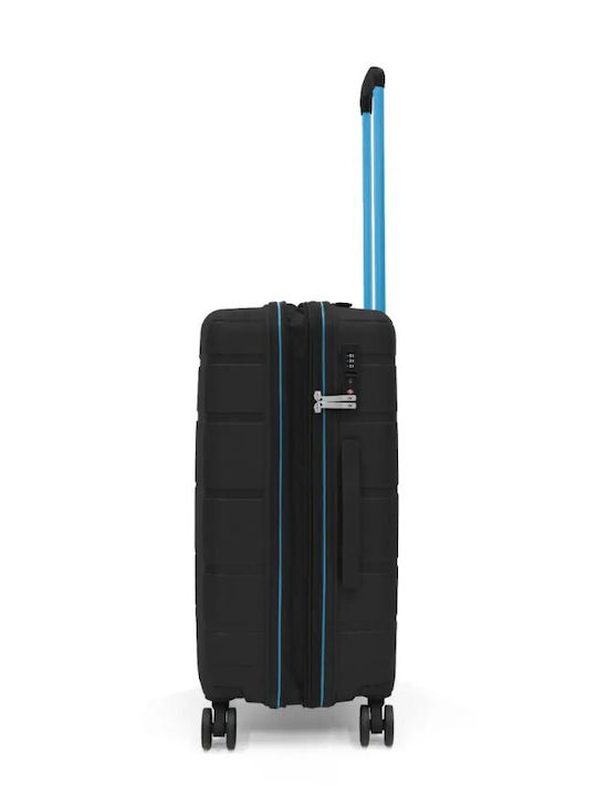 Ciak Roncato Medium Suitcase Hard Black Height 66cm