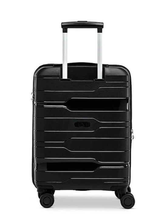 Ciak Roncato Cabin Hard Travel Suitcase Black Height 55cm