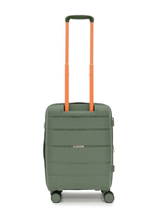 Ciak Roncato Cabin Hard Green Travel Suitcase Height 55cm