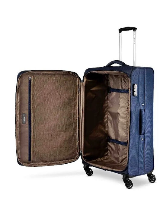 Ciak Roncato Large Blue Travel Suitcase 78cm