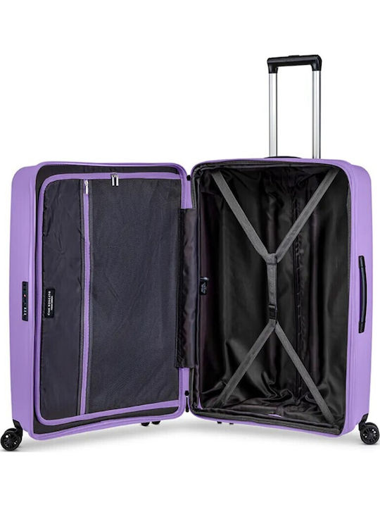Ciak Roncato Medium Hard Travel Suitcase Purple Height 67cm