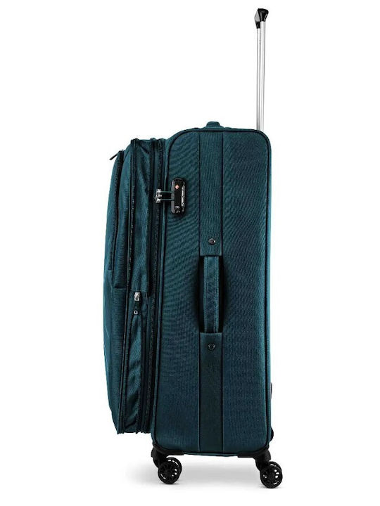 Ciak Roncato Large Travel Suitcase Light Blue Height 78cm