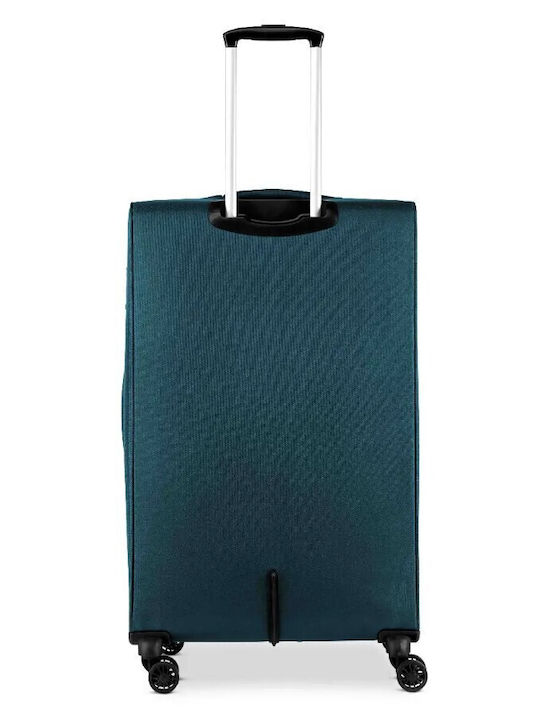 Ciak Roncato Large Travel Suitcase Light Blue Height 78cm