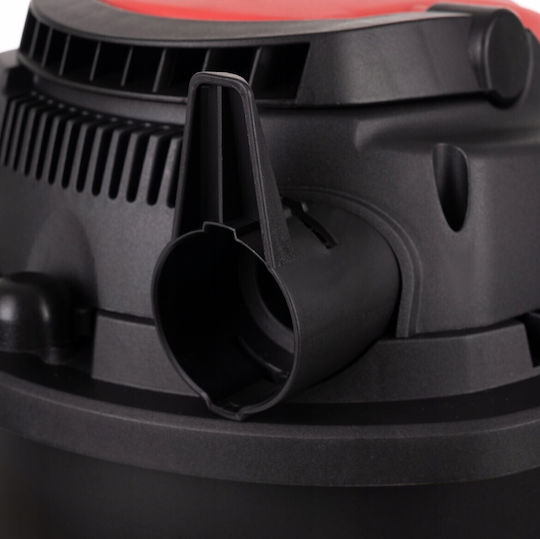 Aspirator Umed-Uscat 1600W cu Recipient Din Inox 20lt Negru
