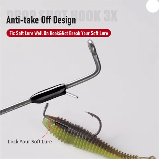 Kingdom 90° Jig Hook High Carbon Steel No3/0