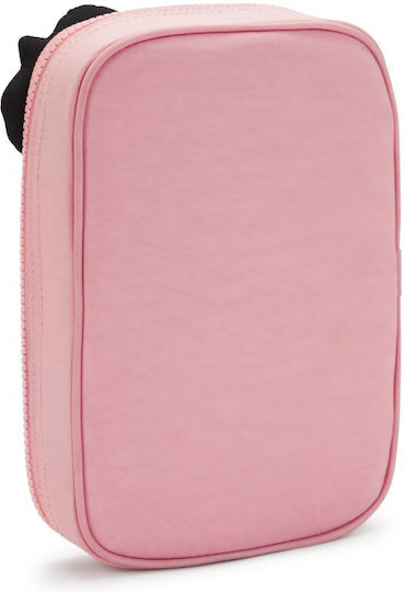 Kipling 100 Pens Pencil Case Pink