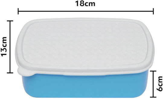 Koupakoupa Forky Plastic Kids Food Container Thermal Blue 18 x 13 x 6cm