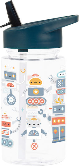 A Little Lovely Company Plastic Kids' Dinner Set 0.45lt Thermal Transparent