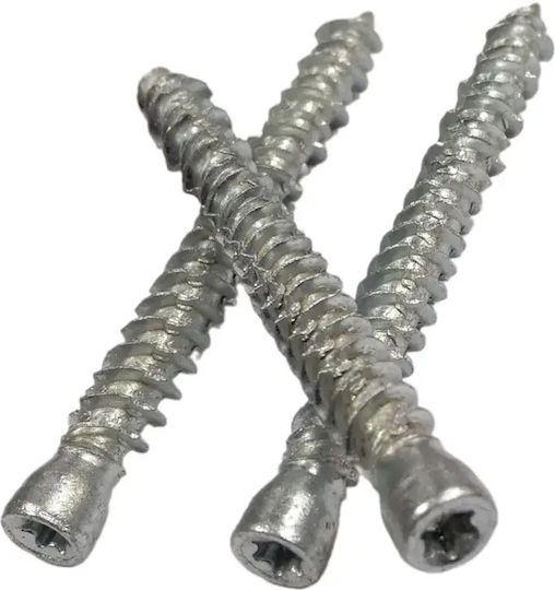 Cement Bolt Torx with Diameter M7.5 and Length 112mm 100 Pieces Buldex TSIX-75-112