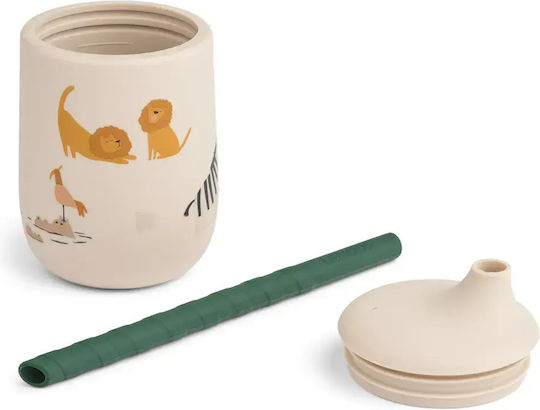 Liewood Baby Cup from Silicone Beige 230ml