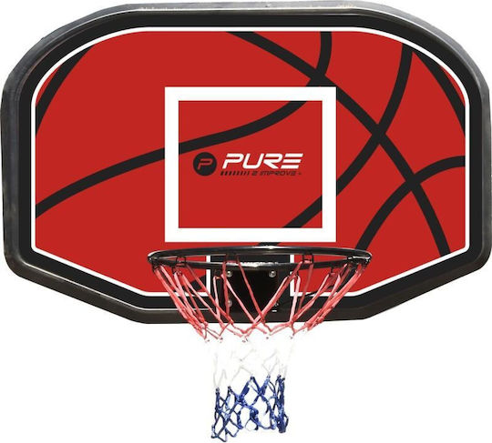 Pure2Improve Basketball Hoop with Backboard and Net