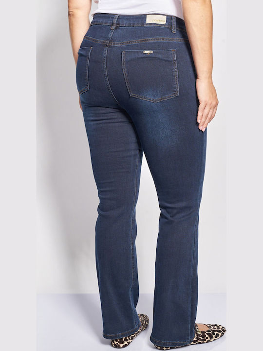 Jean Damă Cu Talie Înaltă În Croială Bootcut
