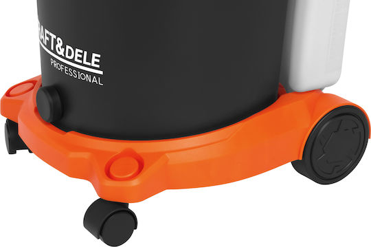 Kraft & Dele Aspirator Umed-Uscat 1600W cu Recipient Din Inox 20lt