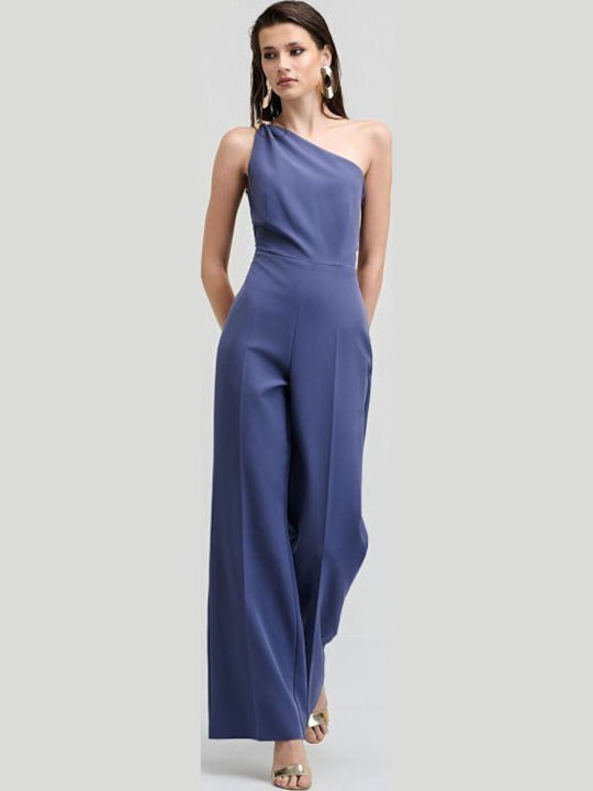 Damen Jumpsuit Blau