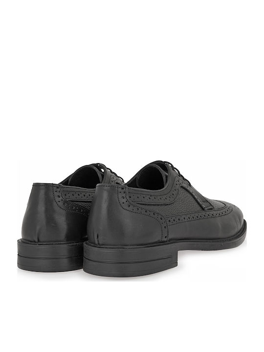 Δερμάτινα Ανδρικά Oxfords Μαύρα