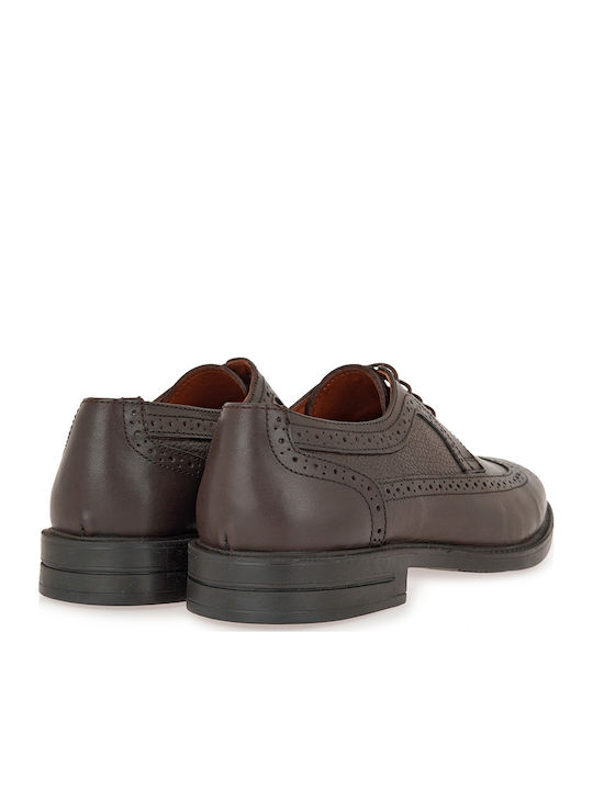 Δερμάτινα Ανδρικά Oxfords Καφέ