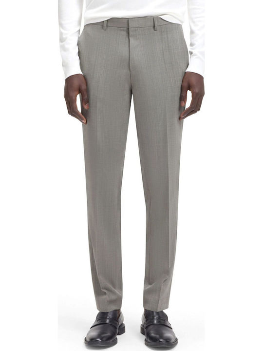 Men's Suit with Slim Fit Khaki