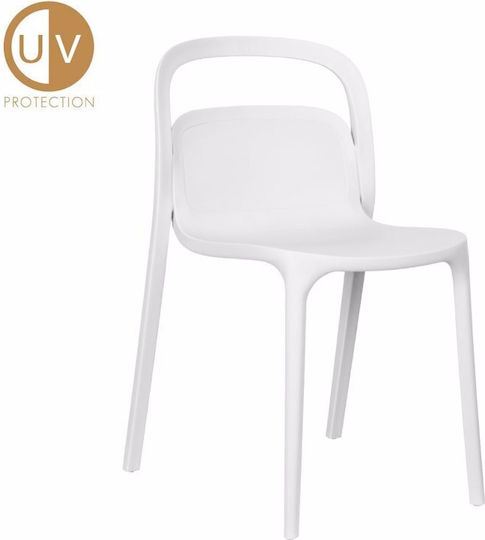 Kitchen Chairs 53x41x80cm 4pcs White Kitchen Chairs 53x41x80cm 4pcs White