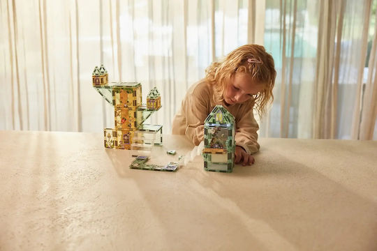 Cleverclixx Magnetisches Spielzeug Bau- und Konstruktionsspielzeug Pack Pastell