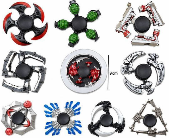 Fidget Spinner Metal Multicolour (Various Designs) 1pc