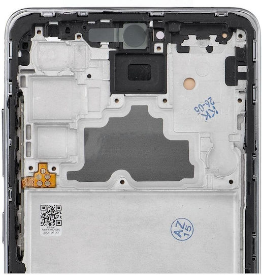 Screen with Touch Mechanism and Frame for Samsung A72 (Black)