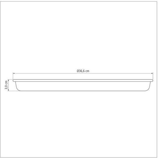 Tramontina Backform Für Pizza Aus Aluminium Mit Antihaftbeschichtung 36,6cm