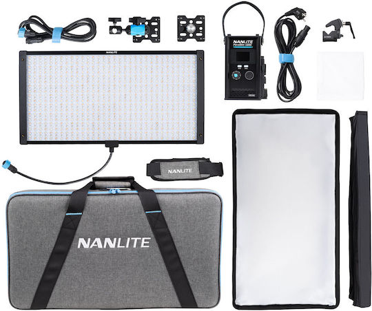 Nanlite Pavoslim 120c Led Rgbww Panel Light Quick Open Softbox 150w 12830 Lux