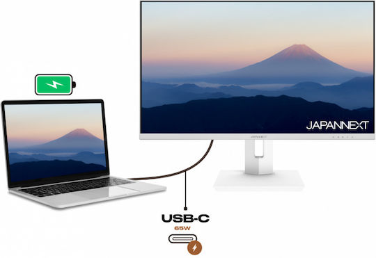 Japannext Japannext IPS Monitor 27 Inch 4K 3840x2160 with Response Time 8ms GTG White