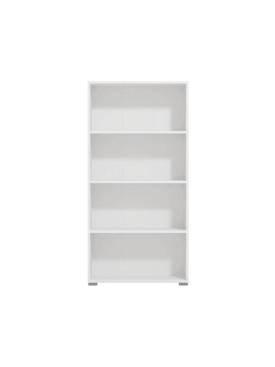 Bestellen 4 Boden Bücherregale Kunststoff Weiß 70x25x142cm