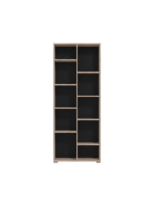 Modulus 5 Kinder Bücherregal Boden Kunststoff Grau 70x33x177cm