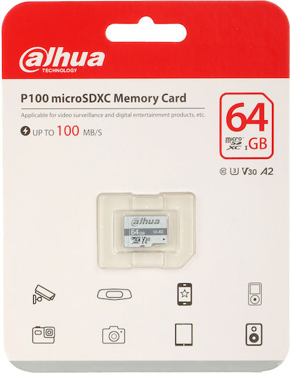 Dahua P100 microSDHC 64GB U3 V30 A2 100MB/s