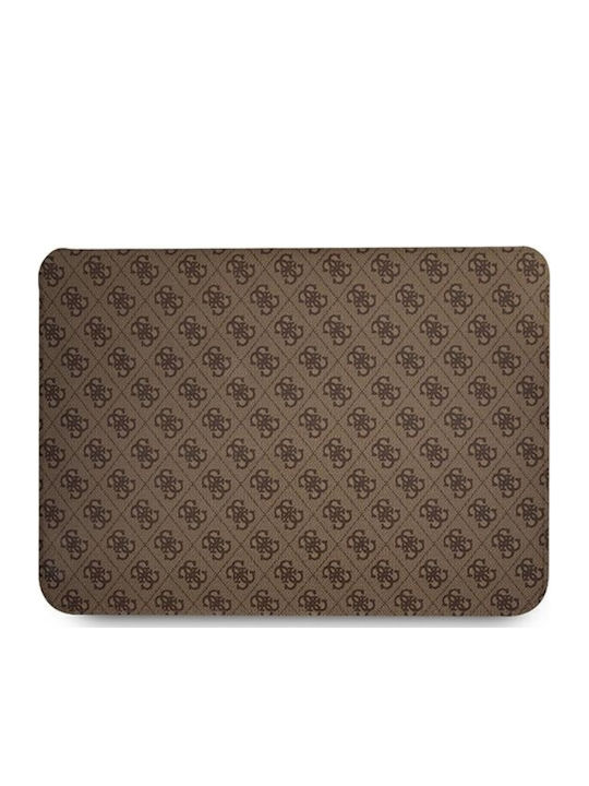 Guess Saffiano Tasche Fall für Laptop 13" in Braun Farbe