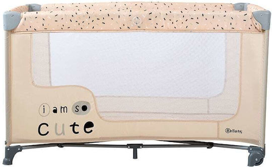 Belletti Babybett mit Matratze Beiges 120x60cm