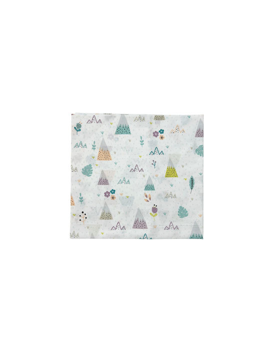 Bunny Bebe Mountains Green Baby Sheets 80x110cm
