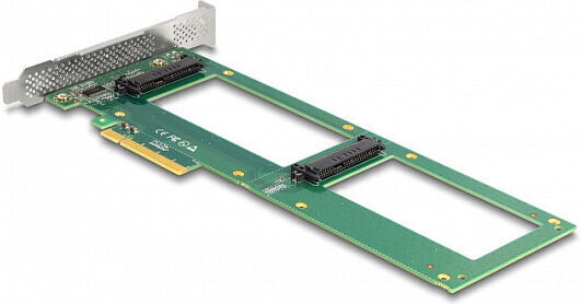 Delock PCI Express to 2 x U.2 NVMe SFF-8639 Internal Bifurcation Delock 90091