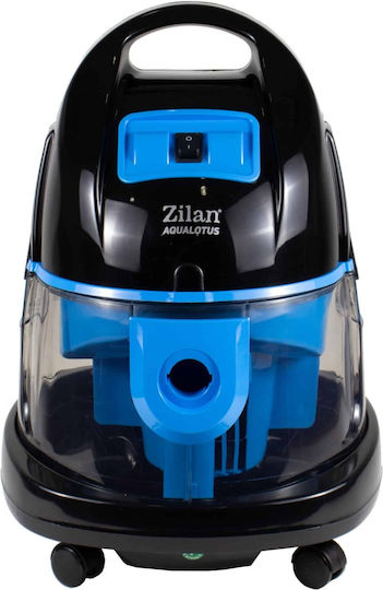 Aspirator Umed-Uscat 1400W cu Recipient din Plastic 8lt Negru