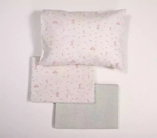 Nef-Nef Homeware Set Country Bunny Ecru 120x170 cm Nef-Nef Homeware Set Country Bunny Ecru 120x170 cm