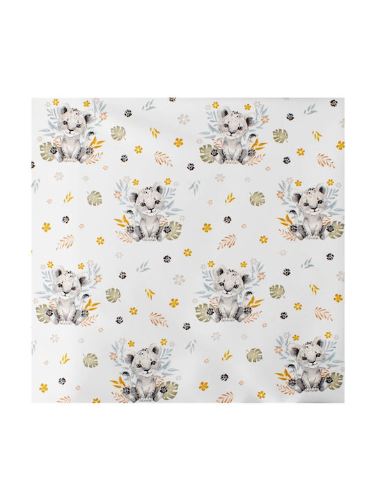 Dimcol Lion Cub Baby Bettlaken Für Krippe Baumwolle 80x110cm