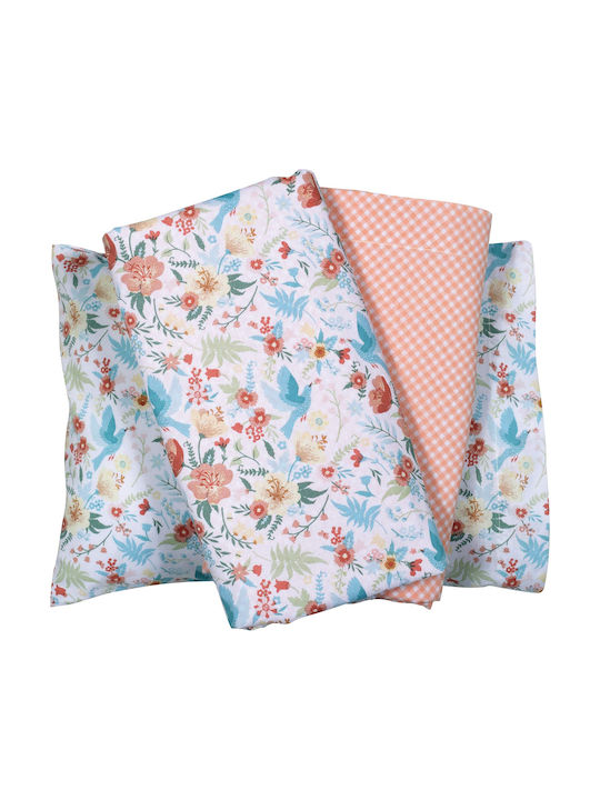 Das Home Fun Seturi de cearșafuri pentru bebeluși Pentru Patut Bumbac Multicolore 130x170buc 3buc