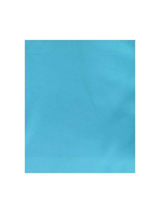Dimcol Solid Baby Sheet Cradle Cotton Turquoise 80x110cm