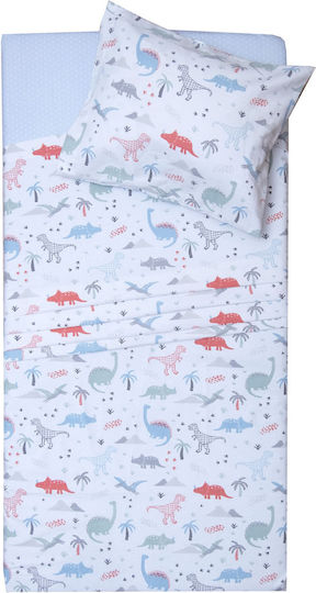 Viopros Baby Sheets White Fitted 115x165cm