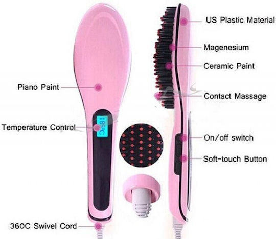 SPV Ceramic Electric Hair Brush for Hair Straightening 29W