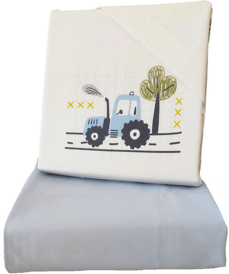 Borea Set Lenjerie De Patut Bebe Alb 120x170cm Borea Set Lenjerie De Patut Bebe Alb 120x170cm