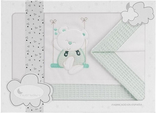 Interbaby Swing Set Baby Bettlaken Für Krippe Baumwolle Angepasst 70x140cm 3Stück