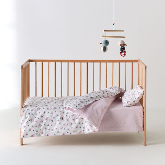 Kentia Подредба Розови 120x170см Детски Чаршафи Kentia Подредба Розови 120x170см Детски Чаршафи